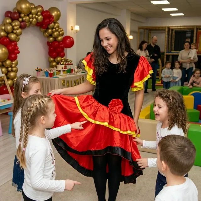 Costum Dansatoare Spaniolă animator copii