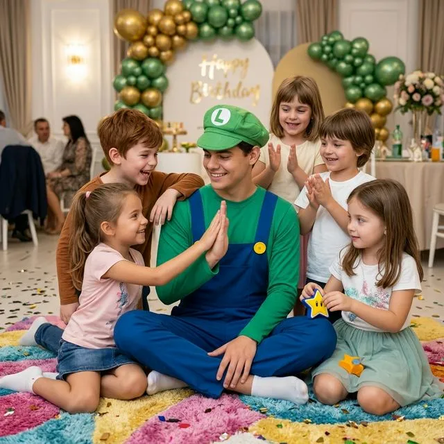 Costum Luigi animator copii