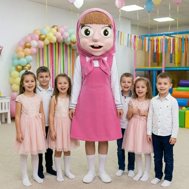 Costum Mascotă Masha animator copii