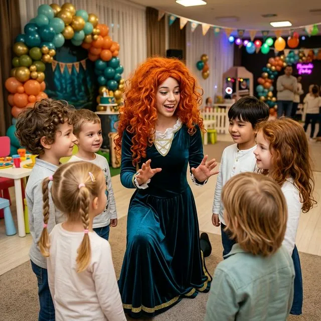 Costum Prințesa Merida animator copii