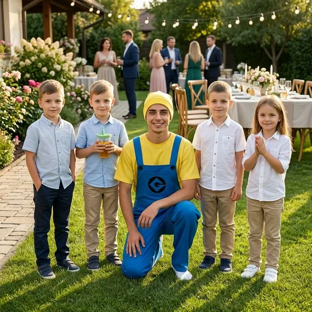 Costum Animator Minion animator copii