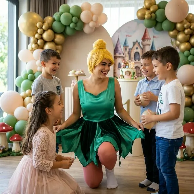 Costum Clopoțica (Tinkerbell) animator copii
