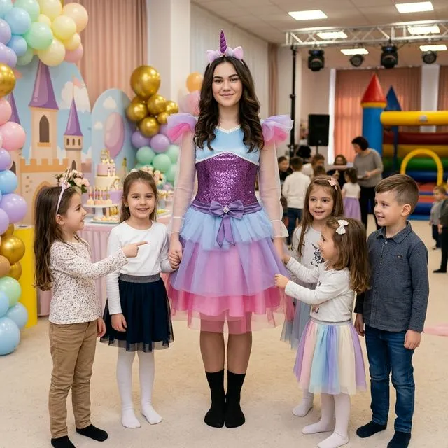 Costum Animator Unicorn în program de animație animator copii