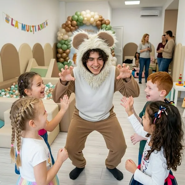 Costum Costum Leu animator copii
