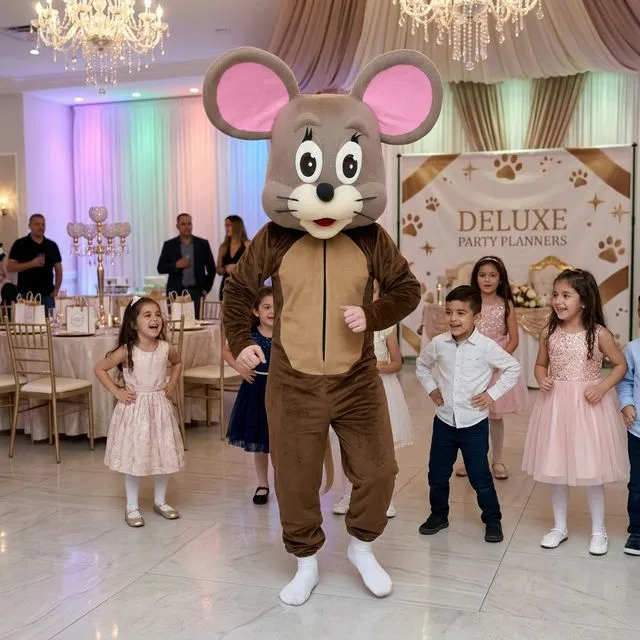 Costum Mascotă Șoricel animator copii