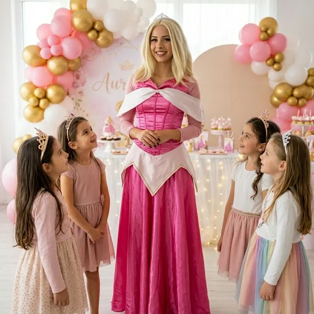 Costum Prințesa Aurora animator copii