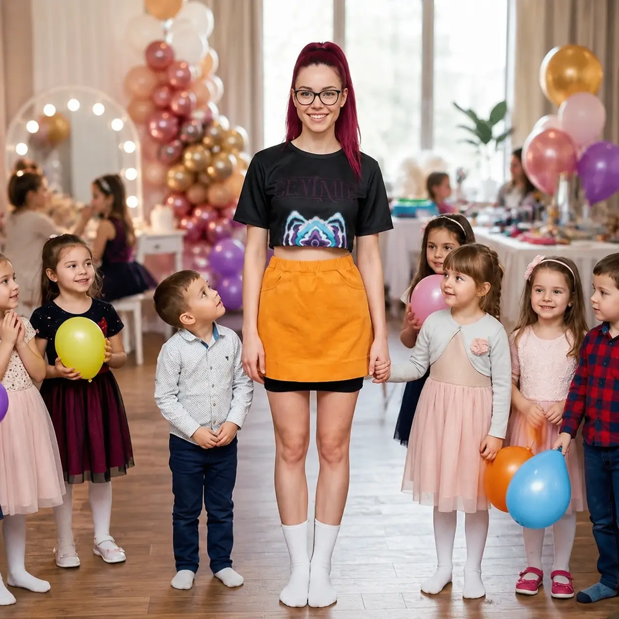 Animator Kassia la un eveniment pentru copii