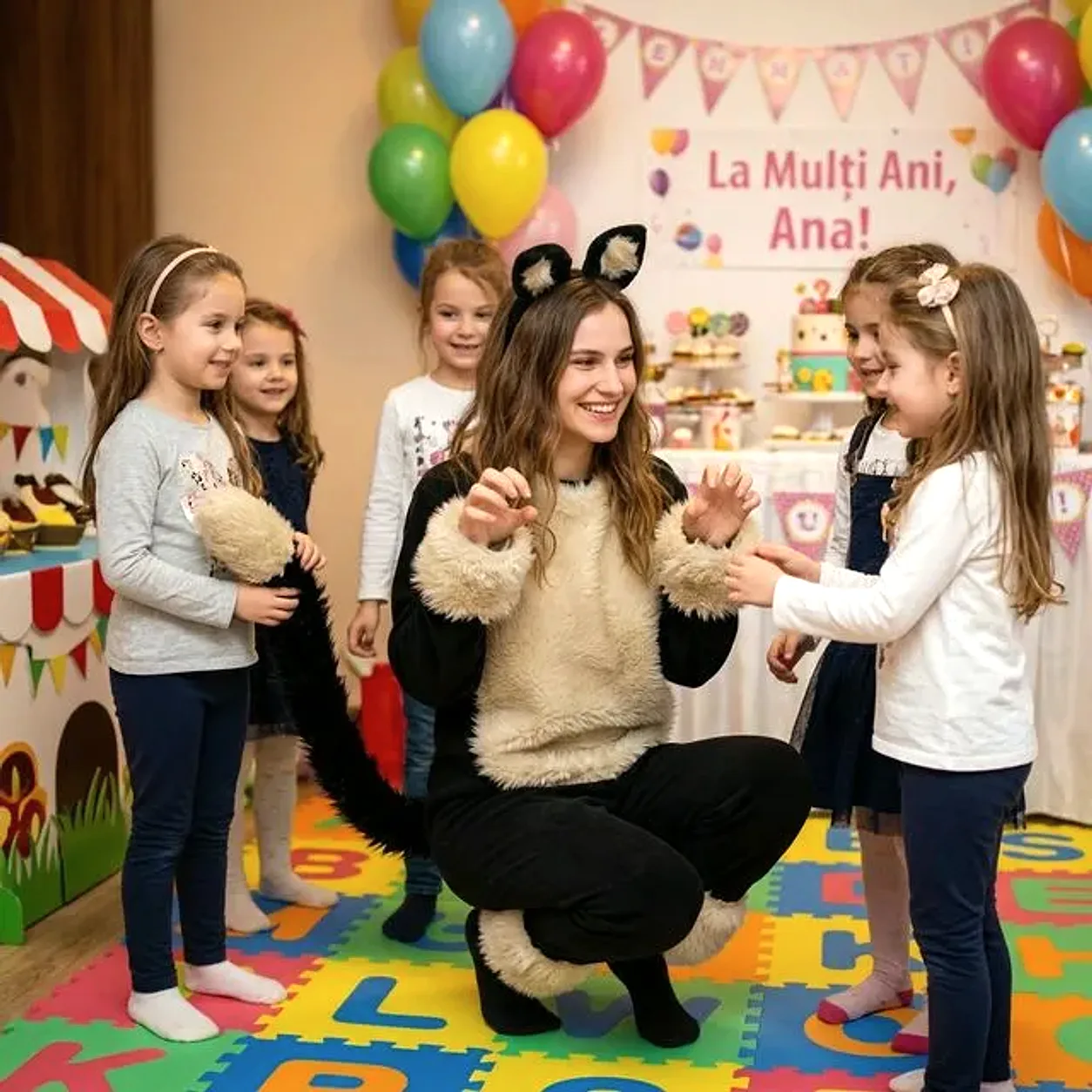 Animator Hello Kitty pentru petreceri în București — imagine din biblioteca vizuală KASSIA