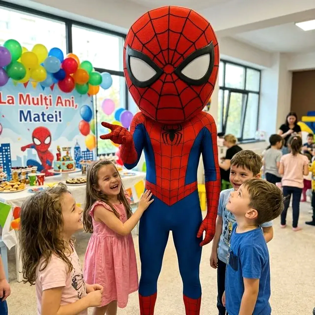 Animator Spiderman pentru petreceri în București — ce acoperă exact această pagină