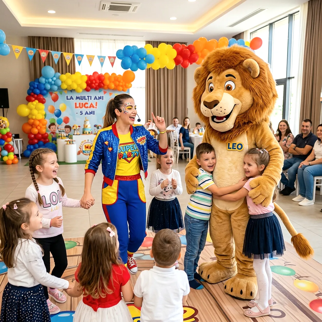 Animatori pentru copii în pipera — reper vizual 2