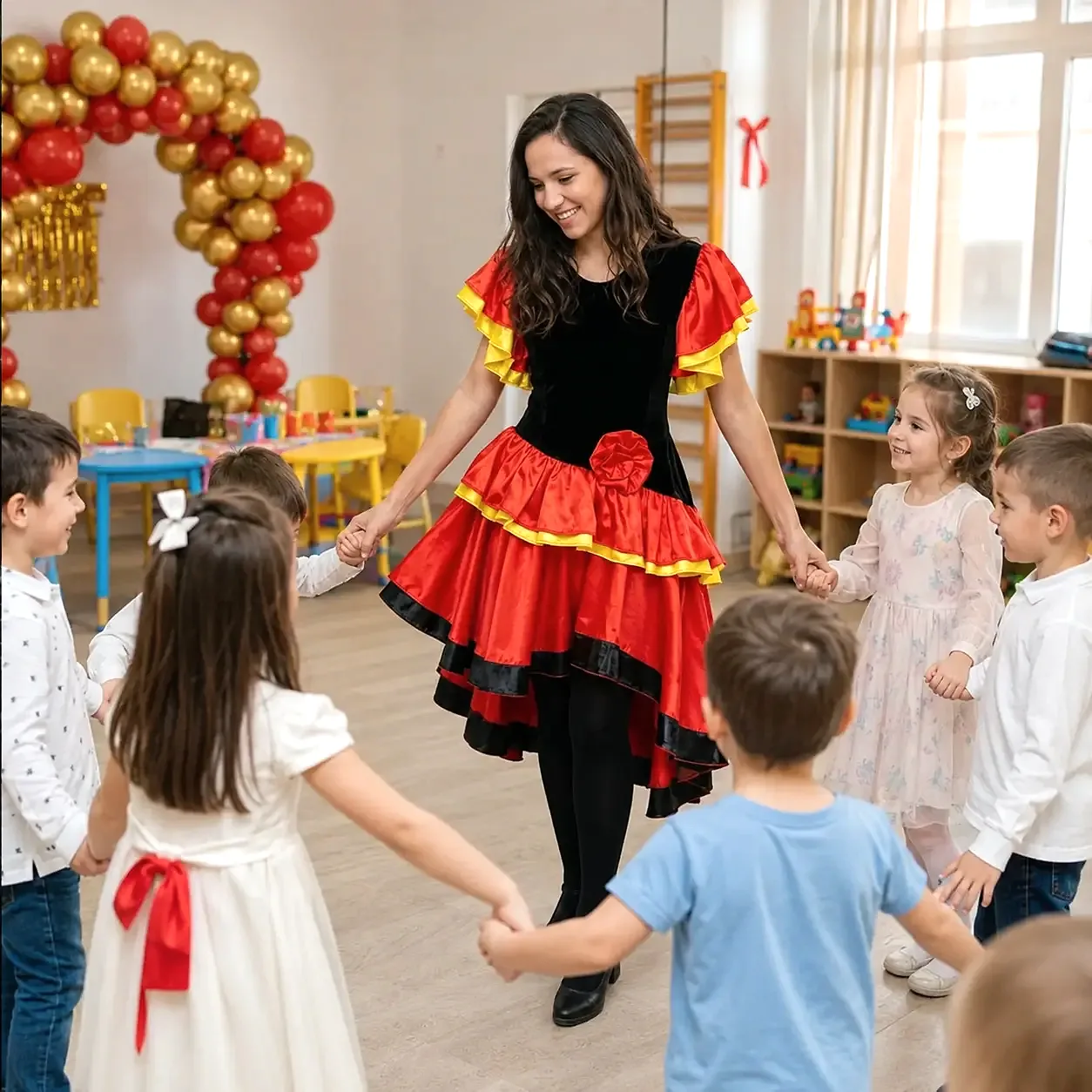 Animatori pentru copii la grădiniță și școală — imagine relevantă din biblioteca KASSIA