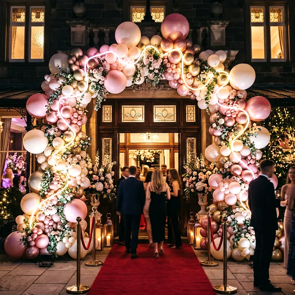 Cum se montează decorațiunile cu baloane — reper vizual 4