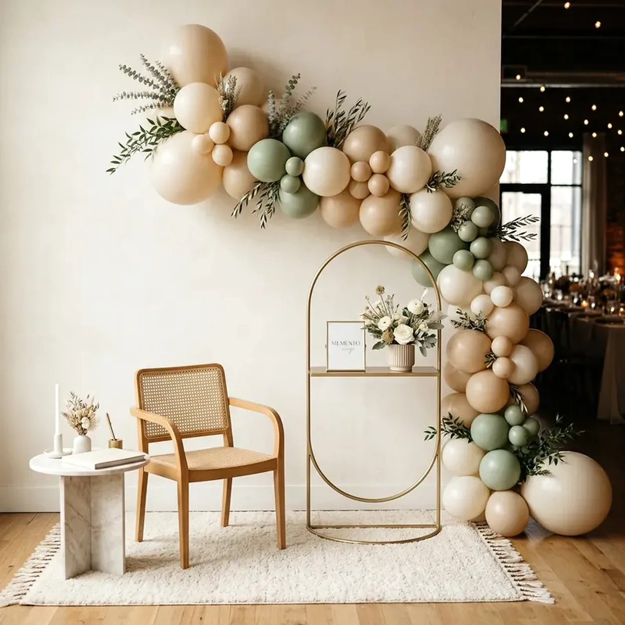 Idei de decor cu baloane pentru nuntă — reper vizual 3
