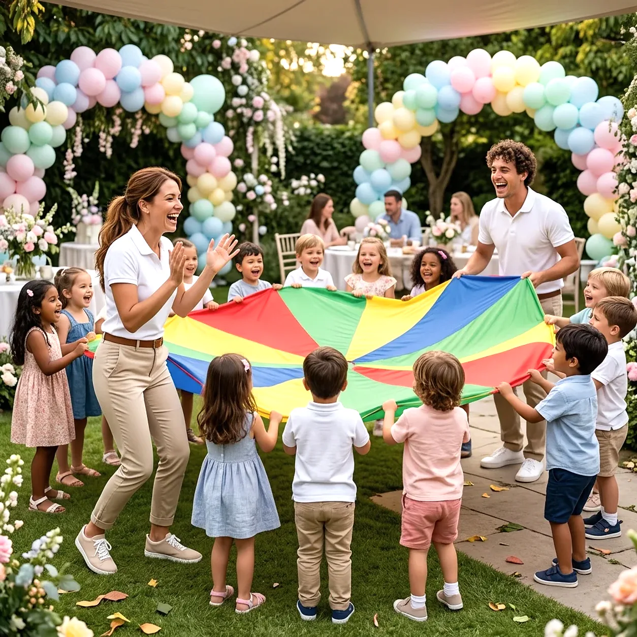 Decoruri cu baloane și puncte foto — exemplu vizual KASSIA