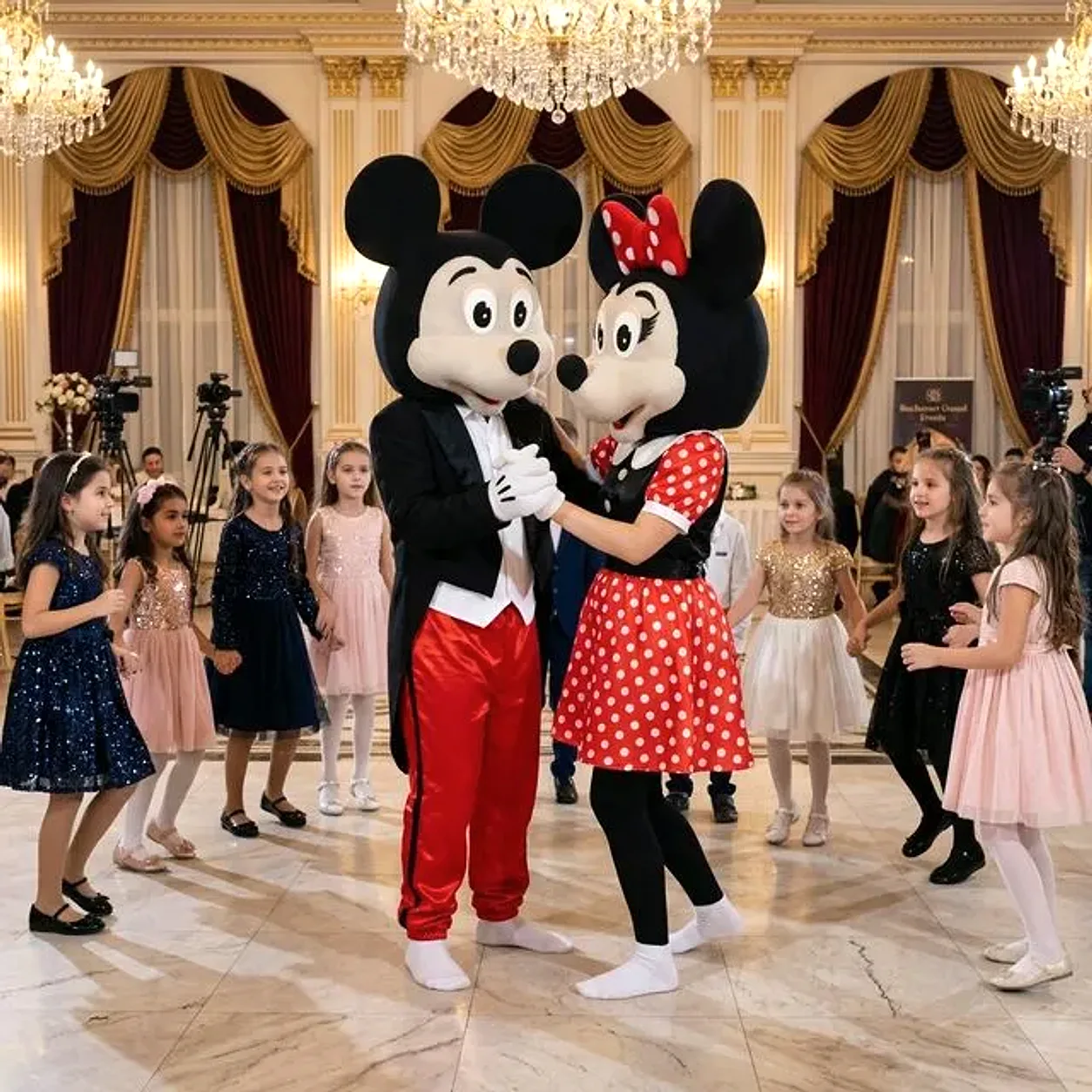 Mascote Mickey Minnie pentru petreceri în București — imagine din biblioteca vizuală KASSIA